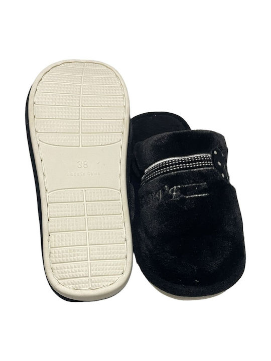 Jomix Winter Women's Slippers in Black color