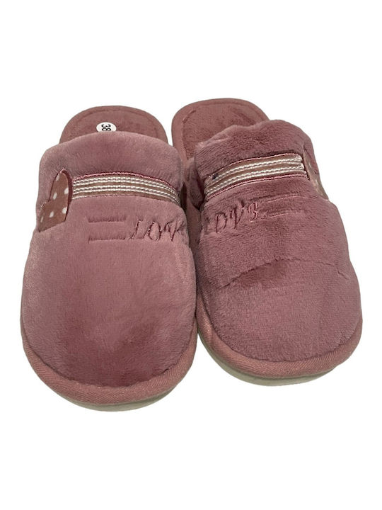 Jomix Winter Women's Slippers in Pink color