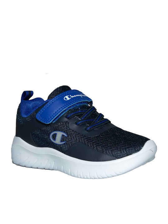 Softy Evolve Low Cut K Αθλητικά Παιδικά Παπούτσια Running με Σκρατς Μπλε