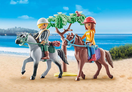 Playmobil Horses Of Waterfall Beach Walk with Amelia and Ben for 5-12 years old