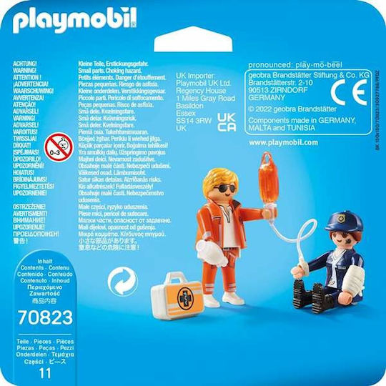 Playmobil Двойна опаковка Спасител и Полицай за 4-10 години