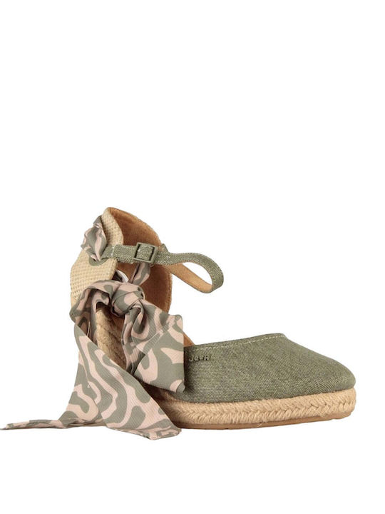 Jeep Footwear Women's Platform Espadrilles Khaki