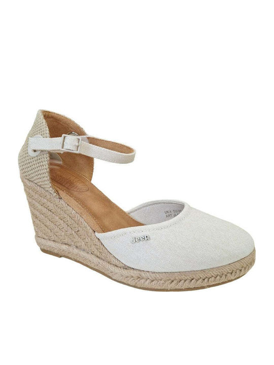 Damenplattformen im Espadrilles-Stil Khaki
