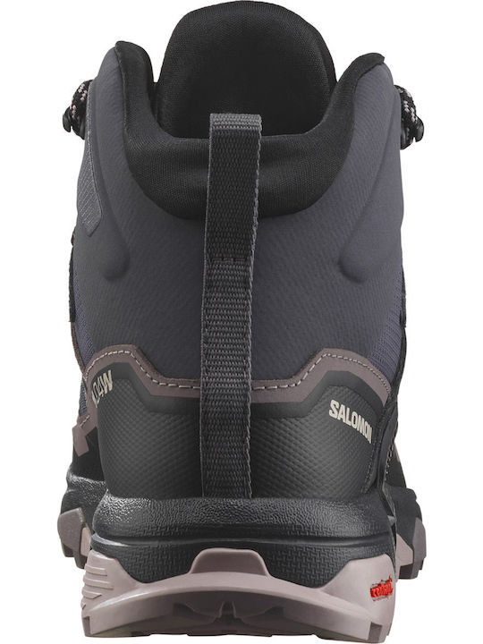 Salomon X Ultra 4 Mid GTX Women's Hiking Waterproof Boots With Gore-Tex Membrane Gray