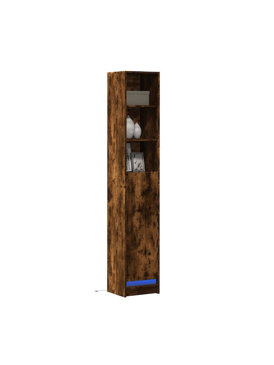 Shelf Floor with LED Oaks 36x32.5x200cm