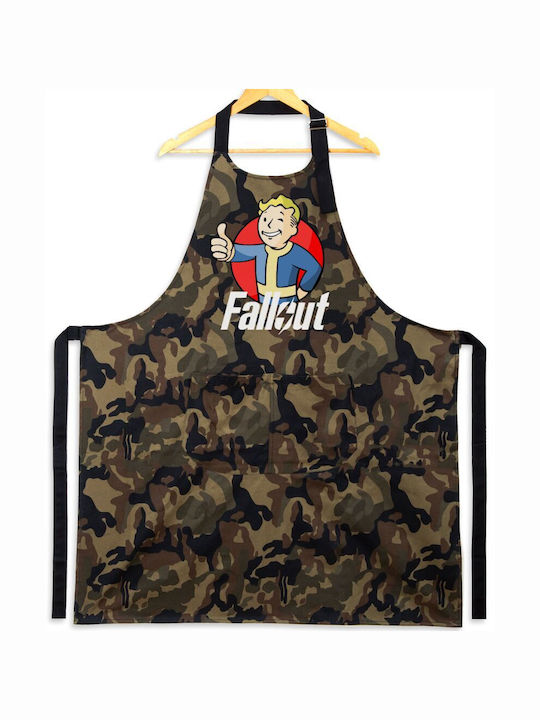 Koupakoupa Fallout Vault Boy Кърпа за готвене Camouflage 31.5x20см KP_26027_apron-army 1бр