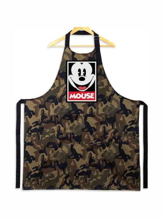 Koupakoupa Μίκυ Μάους Șorț de Bucătărie Camouflage 31.5x20cm KP_26030_apron-army 1buc