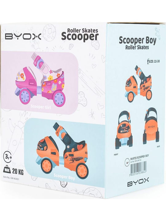 Byox Quad Rollers Ροζ Παιδικά