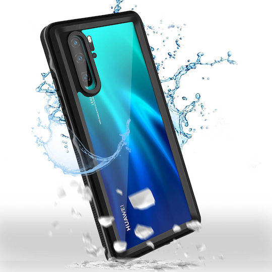 Carcasă de protecție Huawei P30 Pro Bi-material Impermeabilă 2m Protecție Ecran Negru