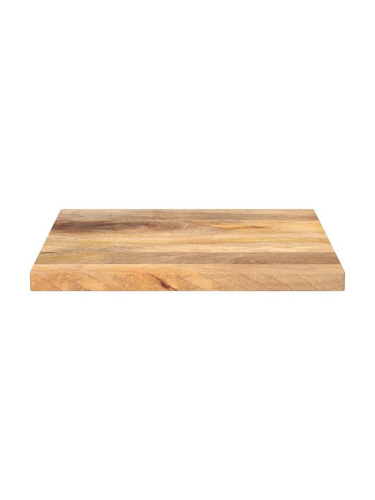 vidaXL Триъгълна Повърхност на масата Масивно дърво Mango - Brown 50x50x2.5см 371456 1бр