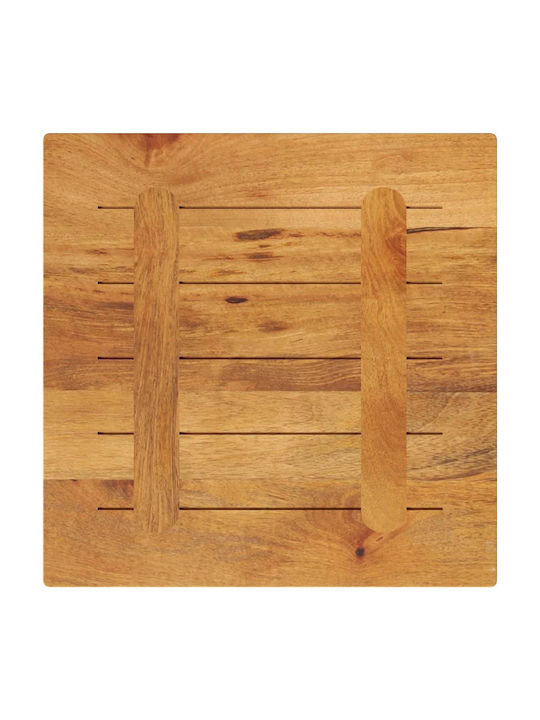 vidaXL Square Table Surface made of Solid Wood Mango 50x50x3.8cm 371651 1pcs