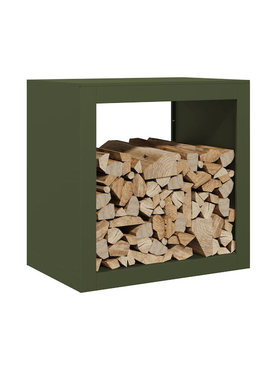vidaXL Metallisch Regal Holzlagerung 60x40x60cm