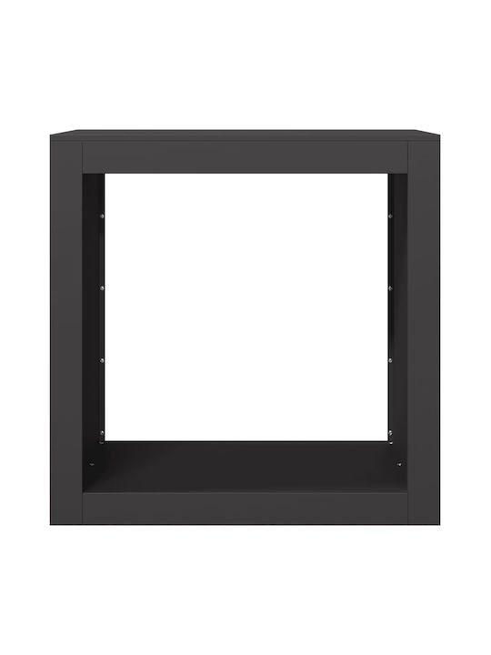 vidaXL Metallisch Regal Holzlagerung 60x40x60cm