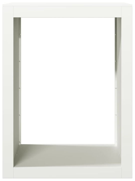 vidaXL Metallisch Regal Holzlagerung 60x40x80cm