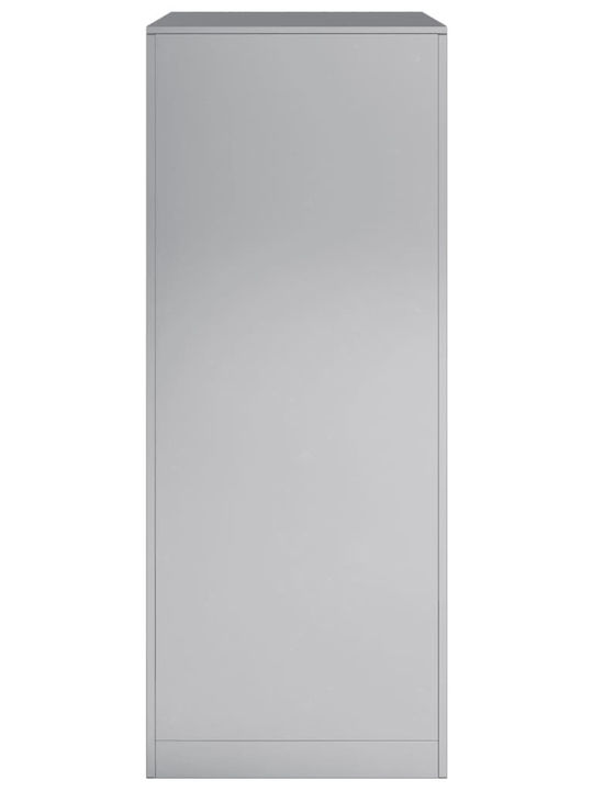 vidaXL Μεταλλικό Ράφι Αποθήκευσης Ξύλων 60x40x100cm Γκρι