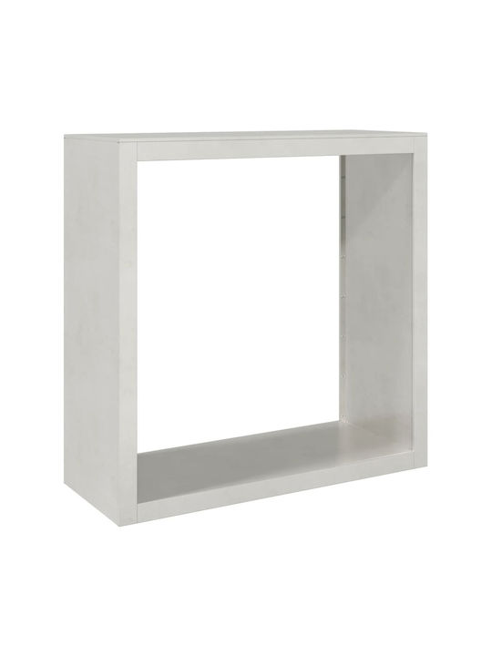 vidaXL Metalic Raft Depozitare lemne 100x40x100cm Maro