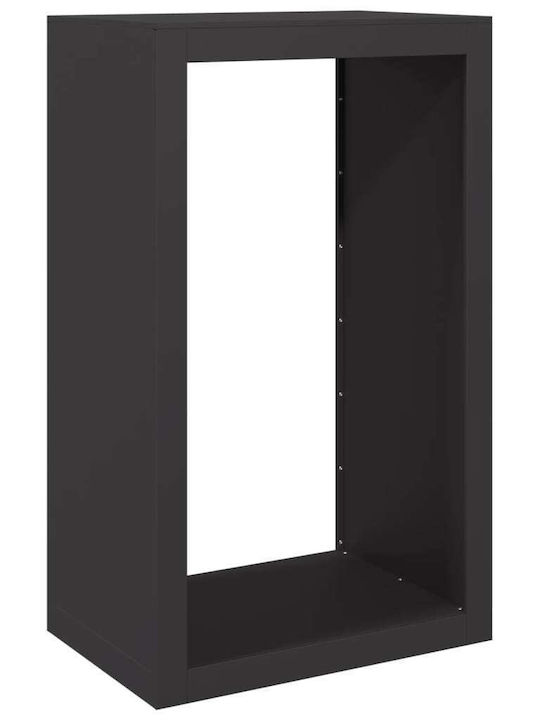 vidaXL Metallisch Regal Holzlagerung 60x40x100cm