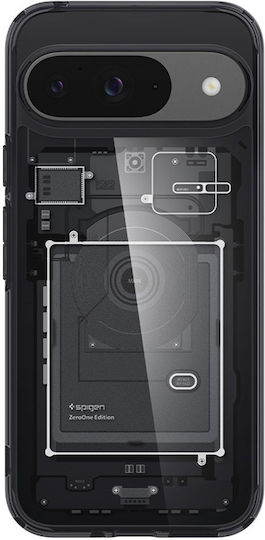 Spigen Ultra Hybrid Umschlag Rückseite Kunststoff 2mm Schwarz (Google Pixel 9 / 9 Pro)