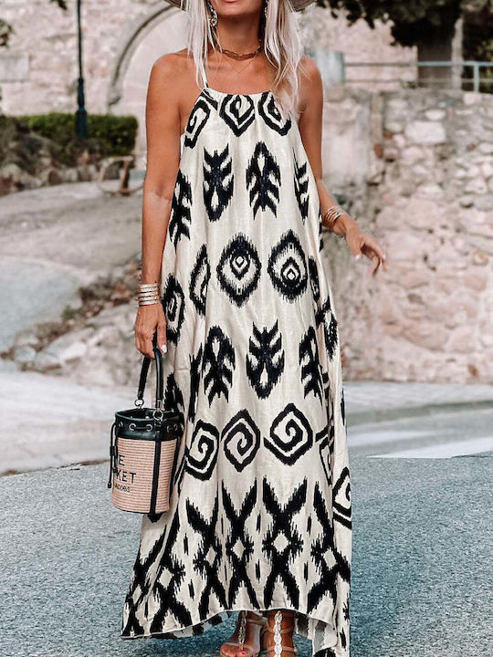 Amely Clarisa Summer Maxi Dress Black