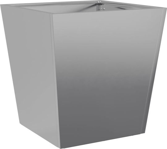 vidaXL Set 2 Jardiniere Metalice Gri
