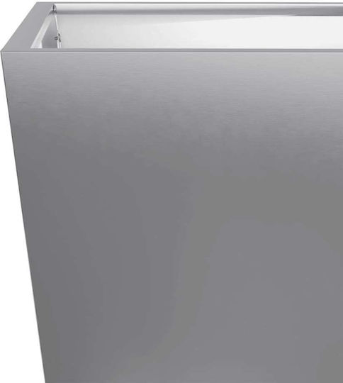 vidaXL Σετ 2 Ζαρντινιέρες Μεταλλικές Γκρι