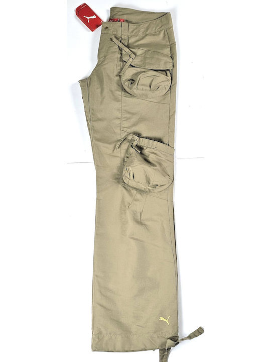 Dama Tesatura Pantaloni Covert Green