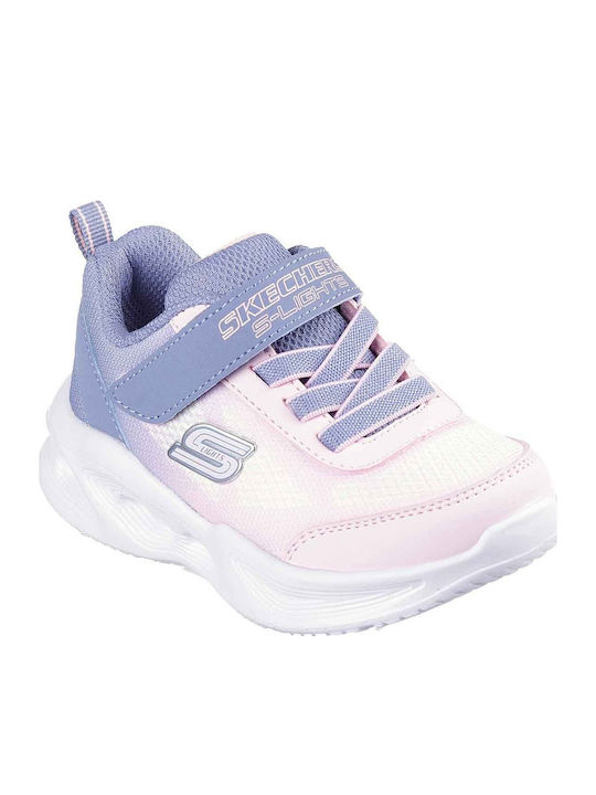 Glow Παιδικά Sneakers με Σκρατς Ροζ