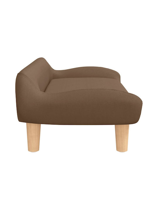 Детски Диван Кафяв 70x40x24бр