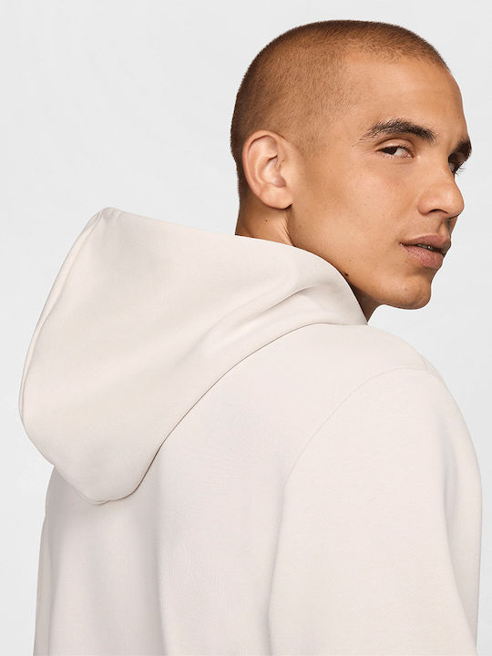 Liverpool Fc Standard Issue Dri-FIT Men's Sweatshirt with Hood Beige