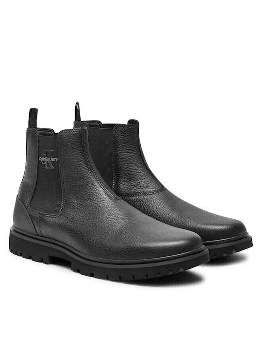 Leather Black Chelsea Boots