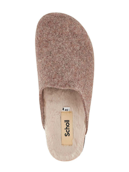 Luise Anatomical Woolen Women's Slippers Brown
