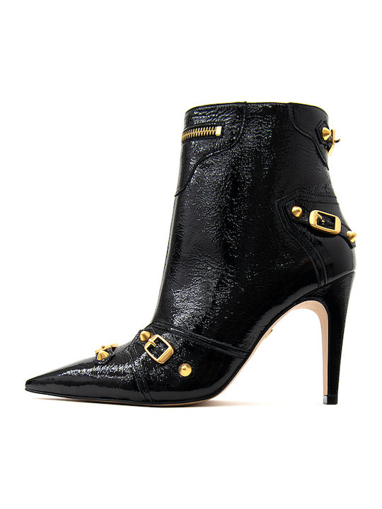 Carrano Ankle Boots PATENT LEATHER BLACK