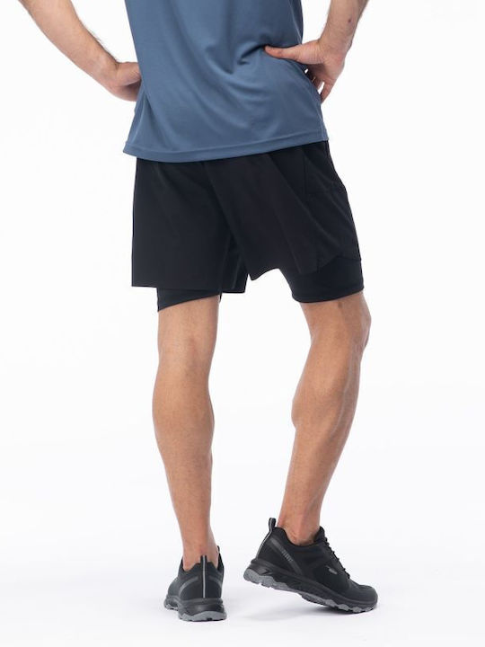 Elbrus Men's Athletic Shorts Black