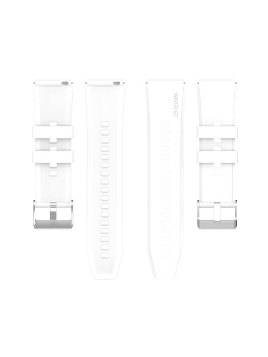 Armband Silikon Weiß (Huawei Watch GT Läufer)
