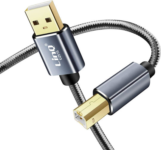 LinQ USB 2.0 Cablu USB-A - USB-B female Negru 1.5m U2515