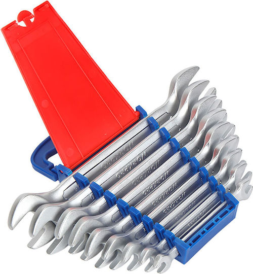WorkPro Set of 9 German Wrenches with Head Sizes from 6mm to 23mm