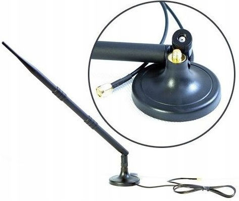 Antena Omnidirecțională 360°9 Stick Zola Power Gain 9-12 Dbi Polarizare Verticală Impedanță 50