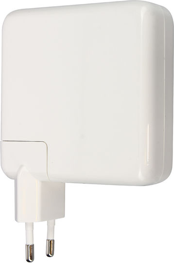 LinQ USB-C Laptop-Ladegerät 61W für Apfel mit abnehmbarem Netzkabel