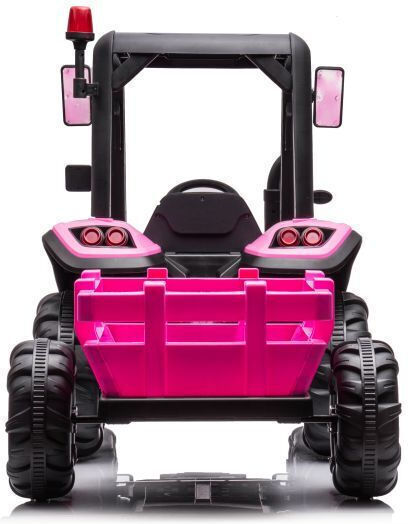 Kids 24V Electric Ride On Tractor Pink