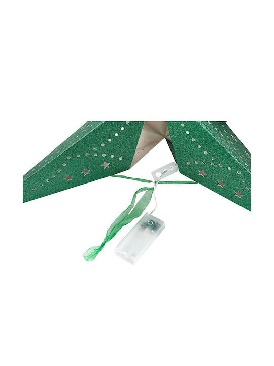 Beliani Paper Illuminated Christmas Decorative Pendant Star