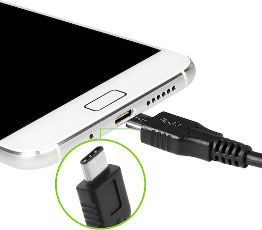 Avizar Конвертор USB-C женски към USB-A женски Черен 1бр