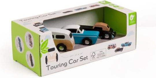 Classic World Toy Car Set Touring - Blue, Black, Gold for 3++ Years