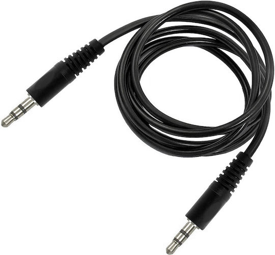 LinQ Καλώδιο Ήχου 3.5mm male - 3.5mm male Μαύρο 5m AV-MM3M