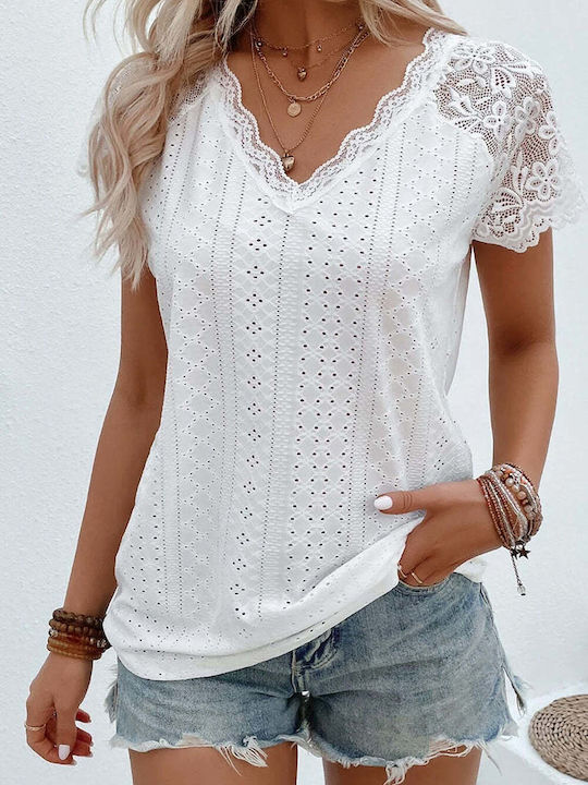 Amely Damen T-shirt Schnell trocknend White