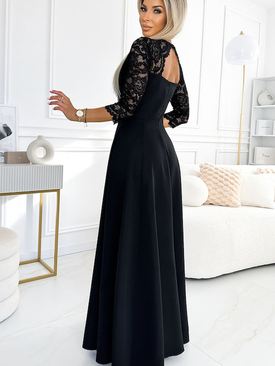 Maxi Dress for Wedding / Baptism Black