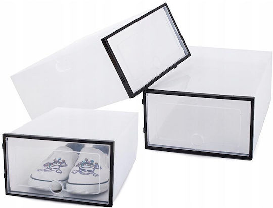 Plastik Schuhaufbewahrungsbox 34.5x24x14cm AT693