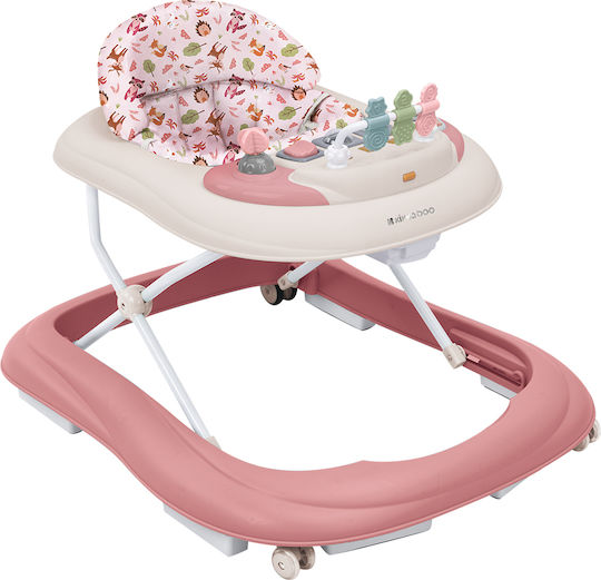 Kikka Boo Baby Walker with Music for 6+ Months Pink