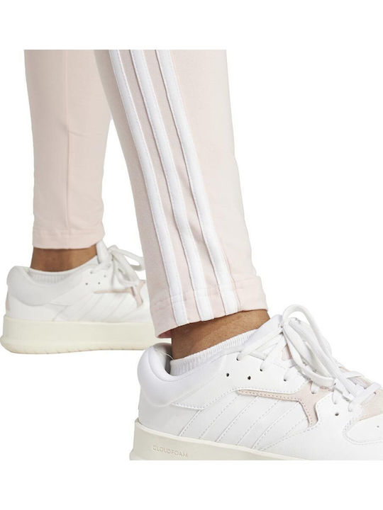 Essentials 3-Stripes Training Γυναικείο Κολάν Ροζ