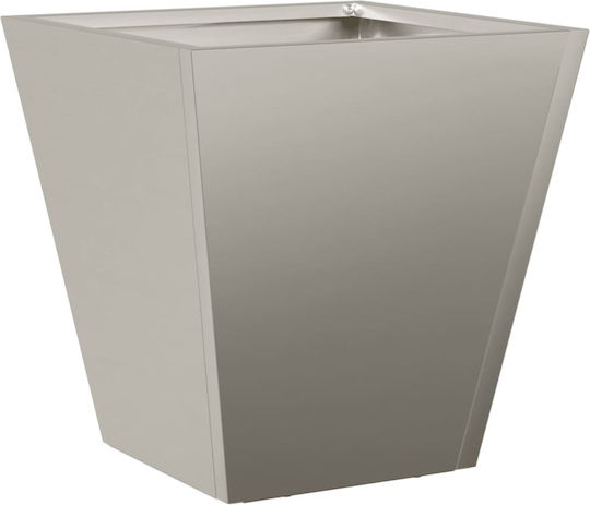 vidaXL Set of 2 Metallic Planter Boxes Brown 30cm