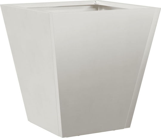 vidaXL Set of 2 Metallic Planter Boxes Light Gray 30cm